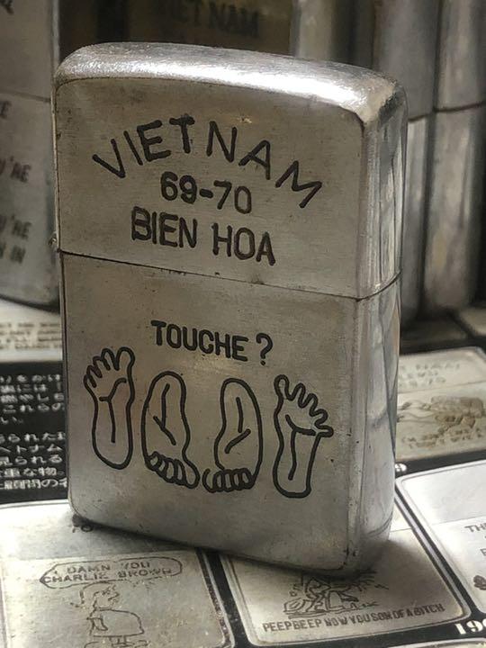 【ベトナムZIPPO】本物 1969年製ベトナムジッポー「フットステップ」