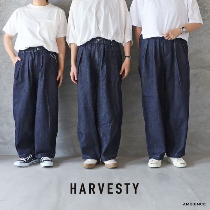 HARVESTY / ハーベスティー DENIM CIRCUS PANTS