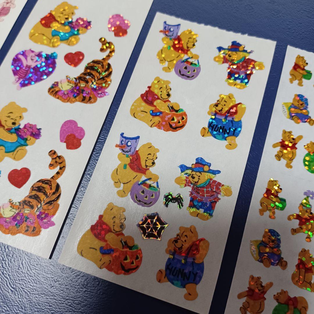 SandylionDisney くまのプーさんシール4シートティガーステッカー