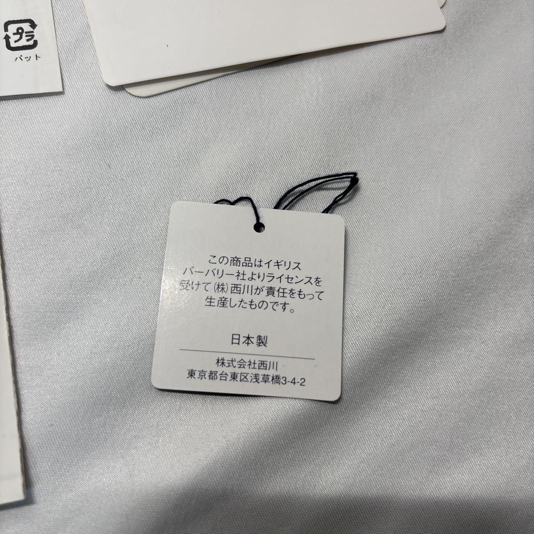 新品　バーバリー 2つ折り財布 レザー シボ ノバチェック 型押しロゴ 黒