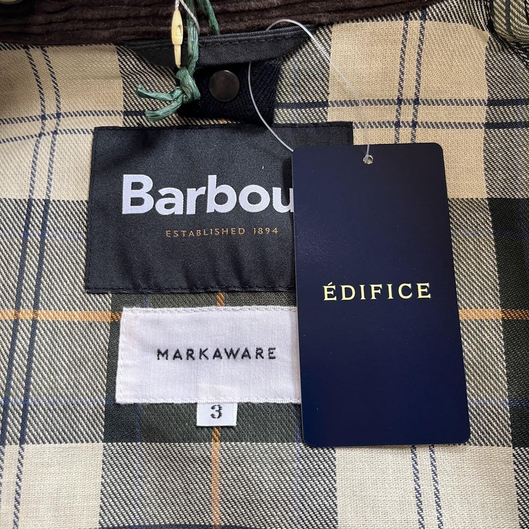 Barbour x MARKAWAREトランスポート 2024年モデル タグ付き Barbour for MARKAWARE & EDIFICE 別注 TRANSPORT/トランス