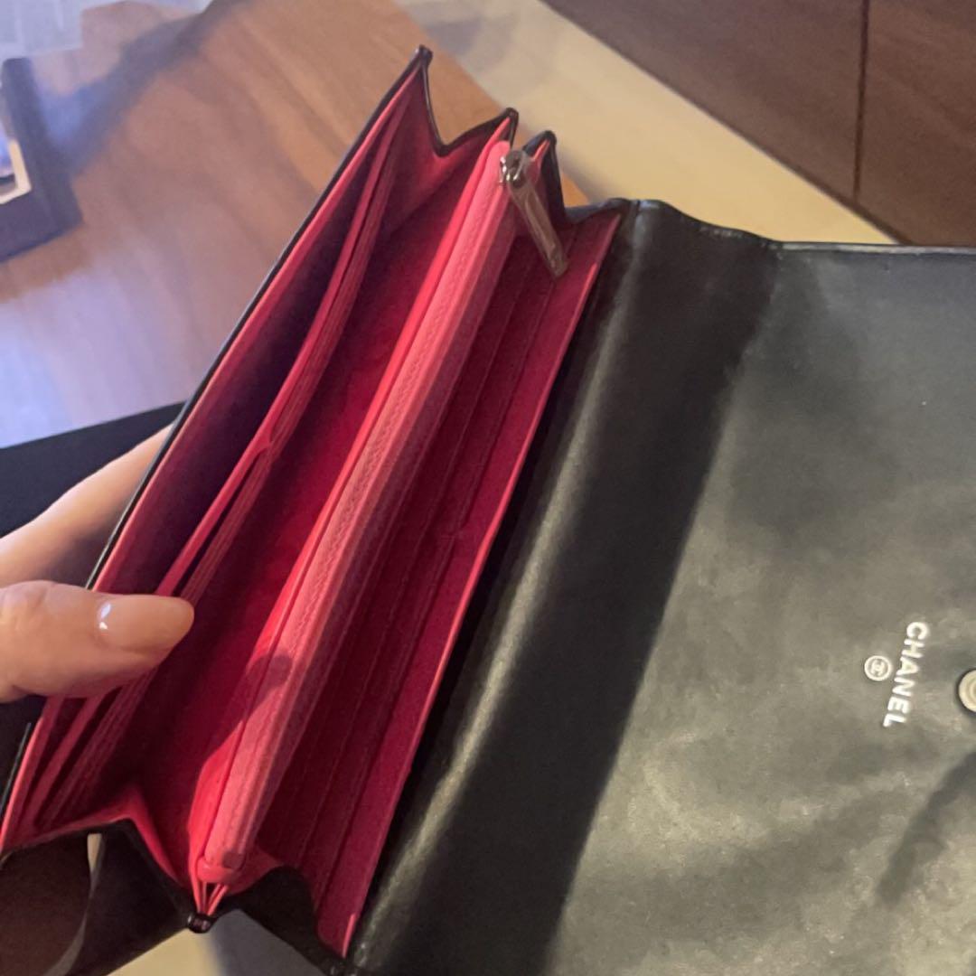 CHANEL カンボンライン　長財布