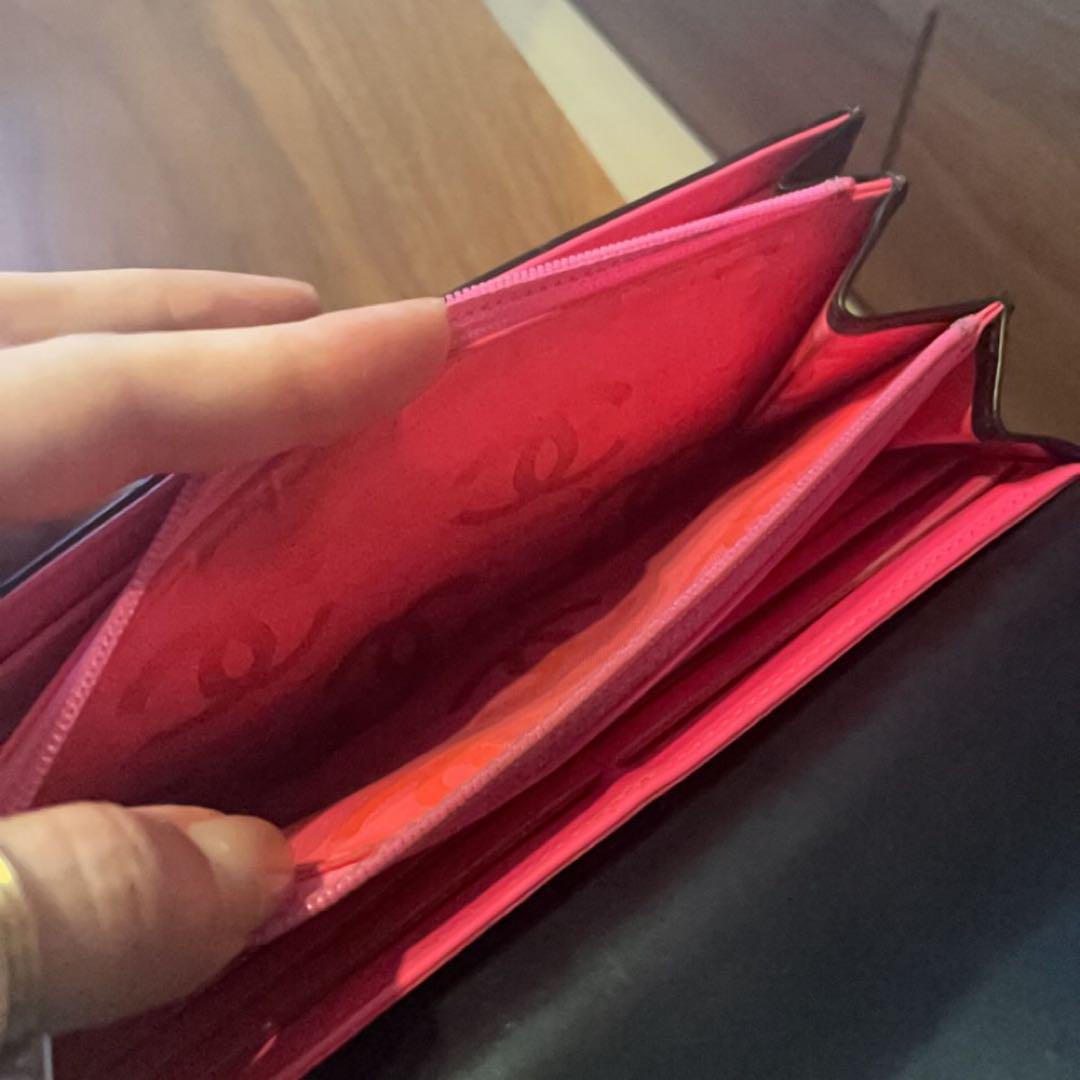 CHANEL カンボンライン　長財布