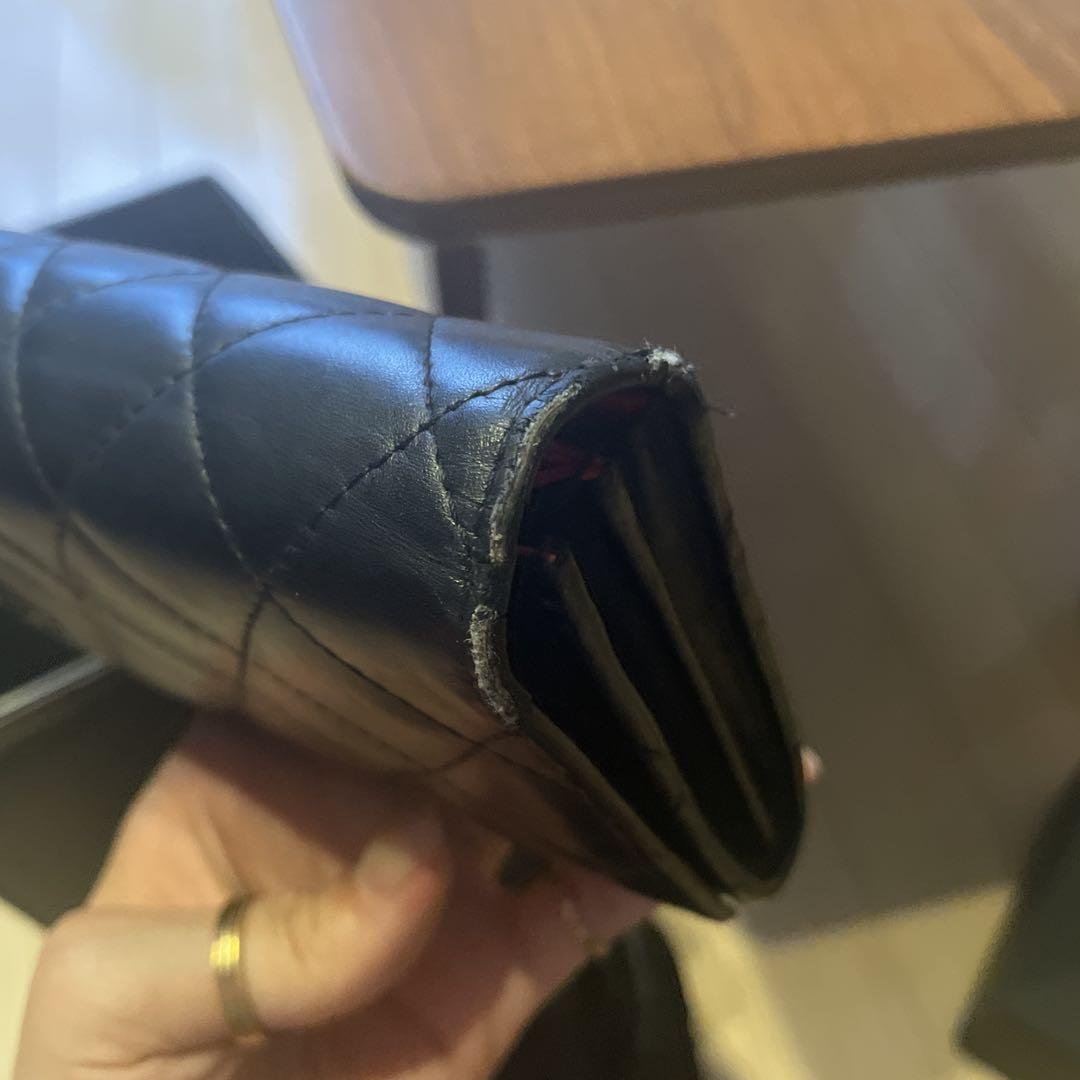 CHANEL カンボンライン　長財布