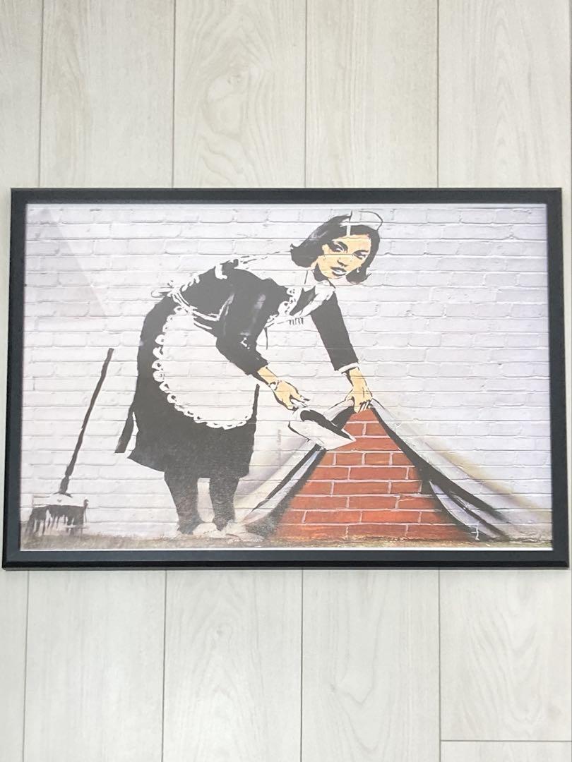 【額縁付き】 Banksy バンクシー A2ポスター 11
