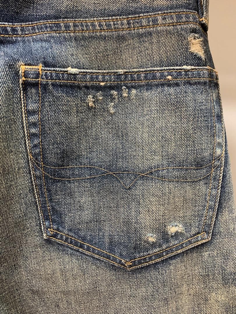 新品 32 インチ ポロ ラルフローレン POLO スリム ストレート デニム