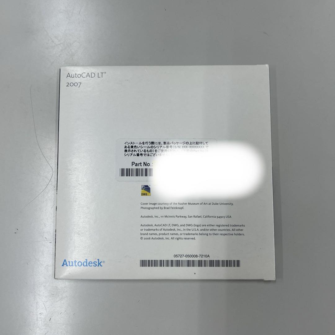 Autodesk Autocad LT 2007 ソフト 中古品