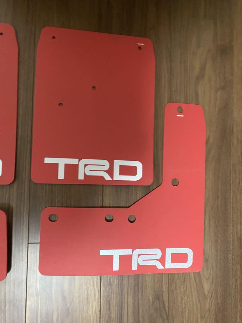 TRD レッド マッドフラップ 4枚セット 200系ハイエース - メルカリ