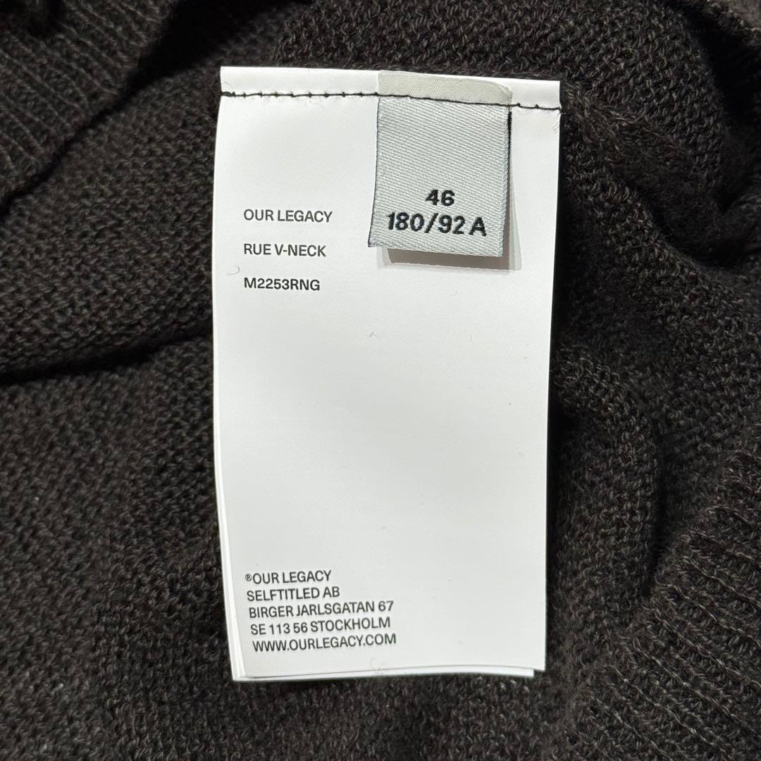 【OUR LEGACY】RUE V-NECK 46