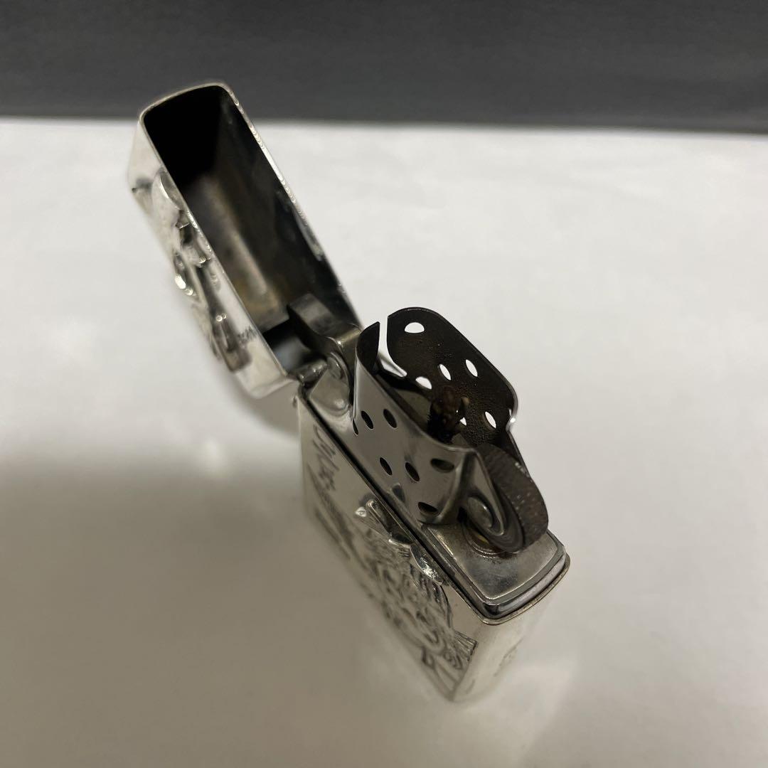 zippo ジッポー 釣りキチ三平 メタル 矢口高雄 イトウ? 画像3
