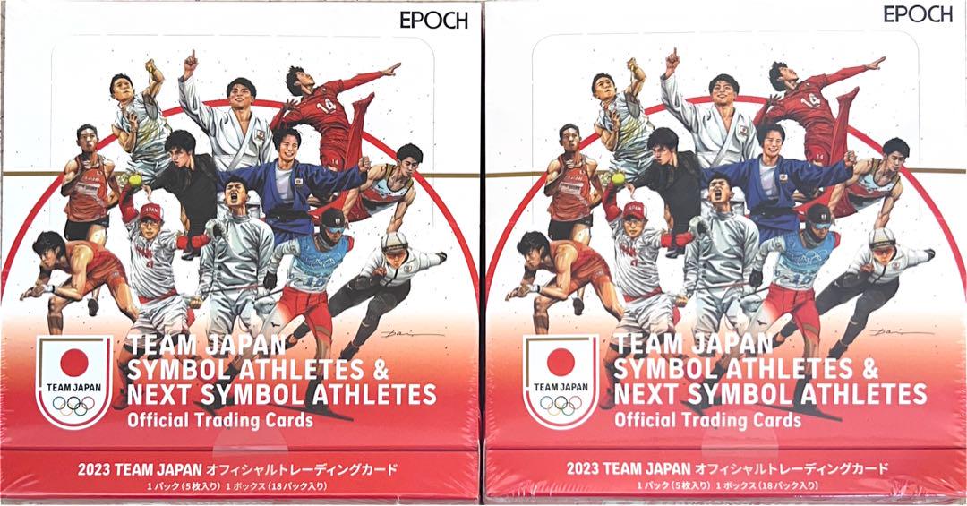 EPOCH TEAM JAPAN トレーディングカード 4ボックスセット 2024 TEAM JAPANオフィシャルトレーディングカードWINTER