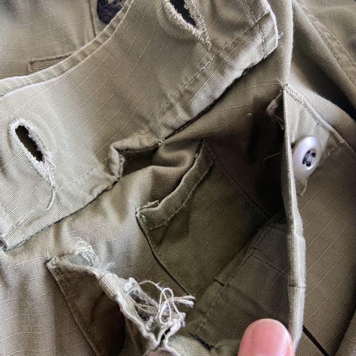 マチになっ 60s70s ジャングルファティーグ ビンテージ M-SHORT 3GwRA-m48907357431 US ARMY ておらず