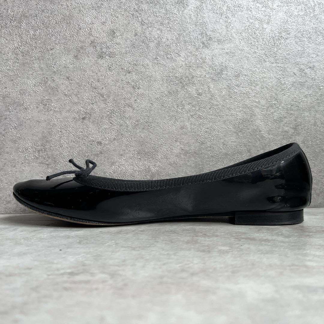 美品！repetto レペット 24cm エナメル　バレエ　フラットシューズ