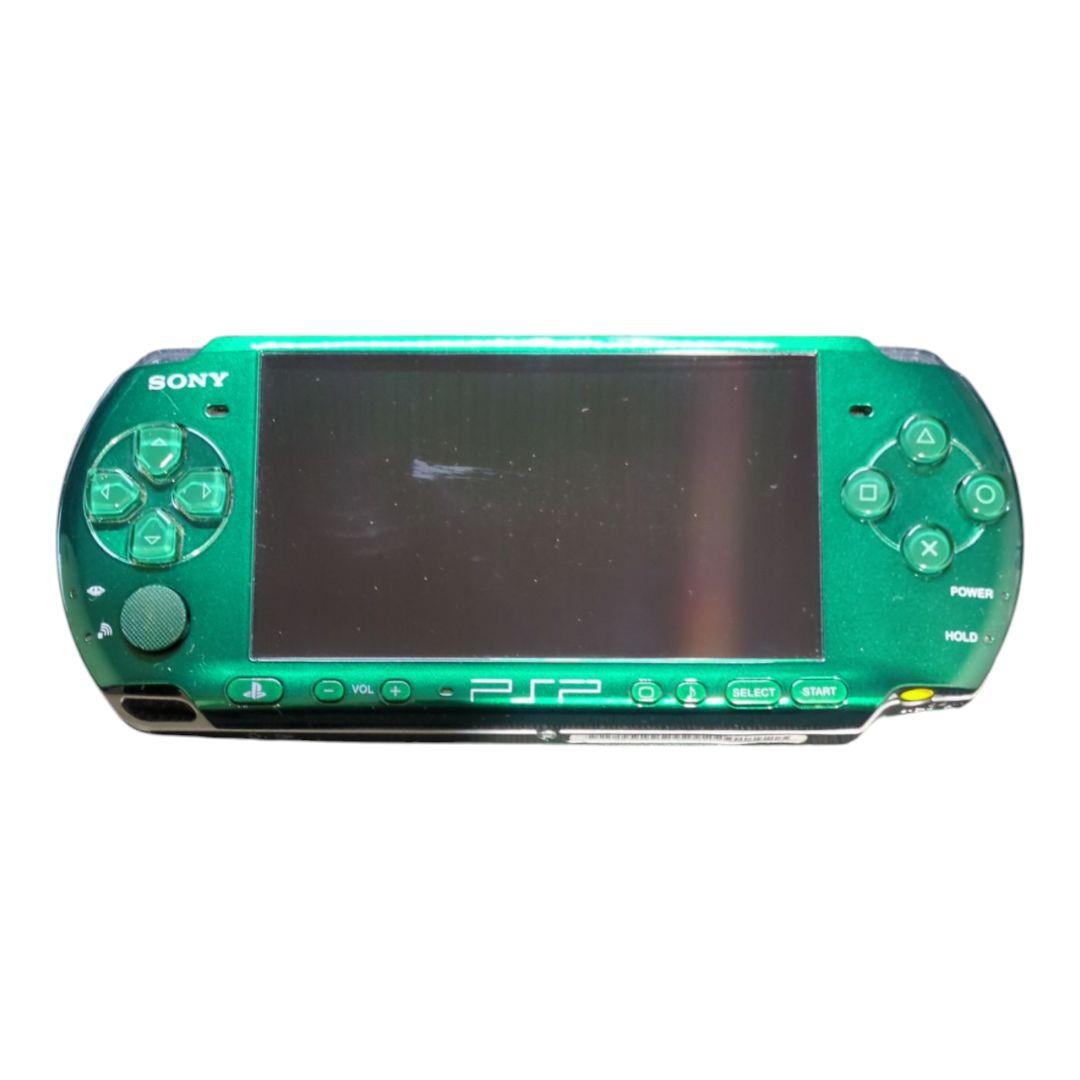 [動作確認済] 限定版 PSP-3000 スピリティッドグリーン