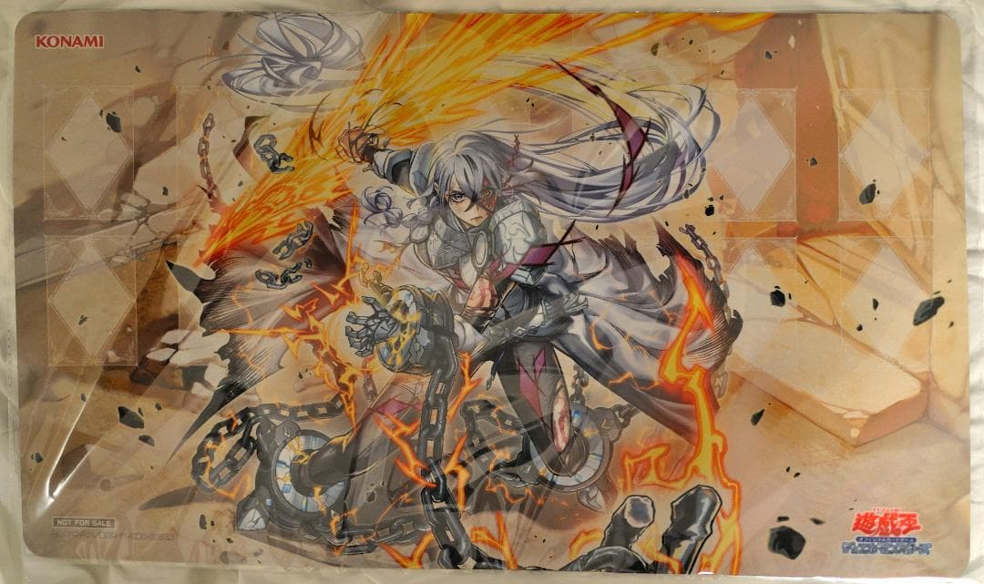 【未開封】遊戯王　教導の雷霆フルルドリス　プレイマット　ランキングデュエル