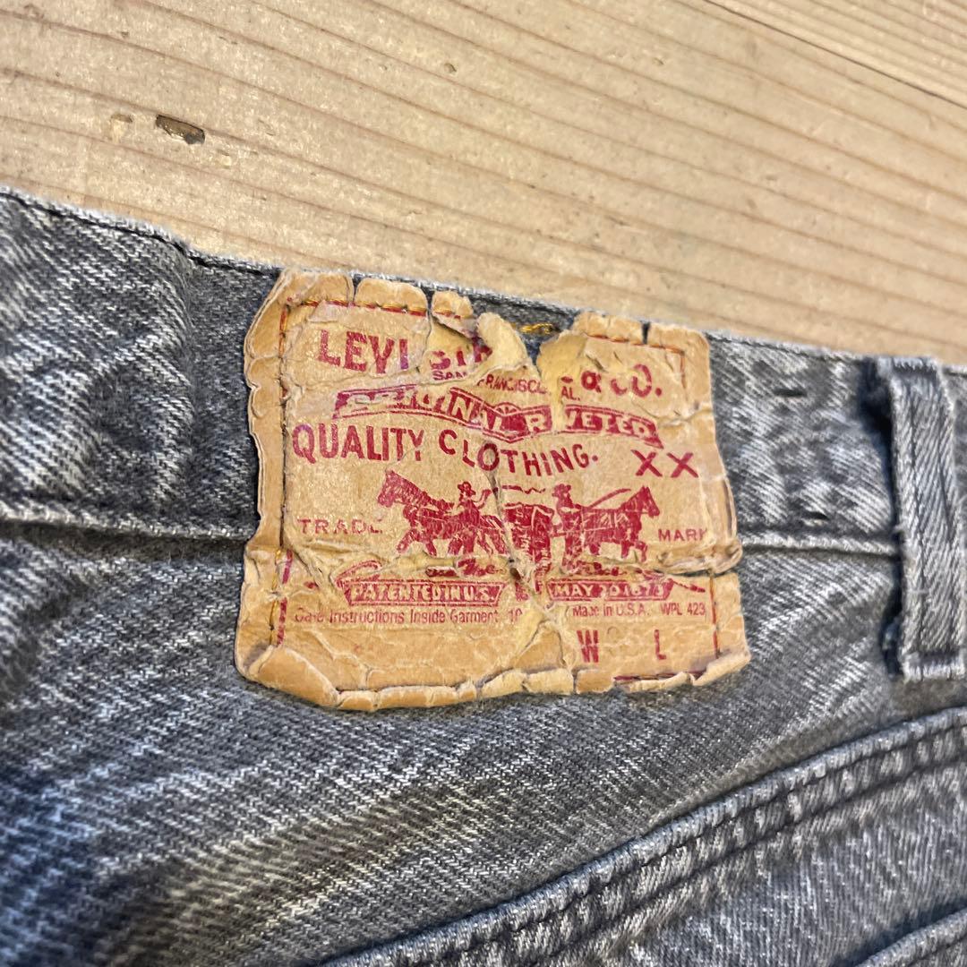 80s LEVI’S 501 BLACK denim ケミカル 80s LEVI’S 501 BLACK denim ケミカル