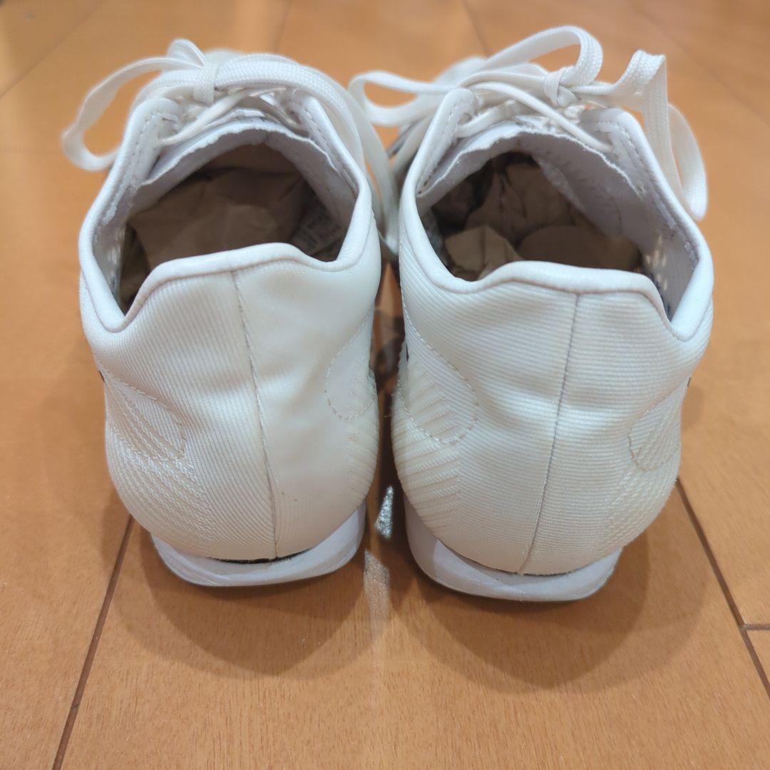 ASICS コスモレーサーMD3 スパイクシューズ ホワイト/ブラック　27.5