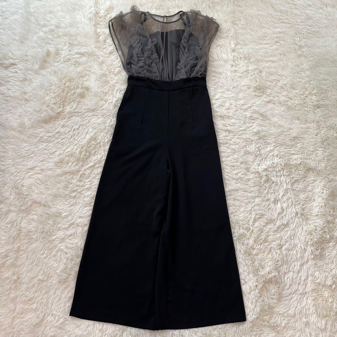 niana ニアナ チュールドッキング パンツドレス オケージョンドレス L niana ニアナ チュールドッキング パンツドレス オケージョンドレス L