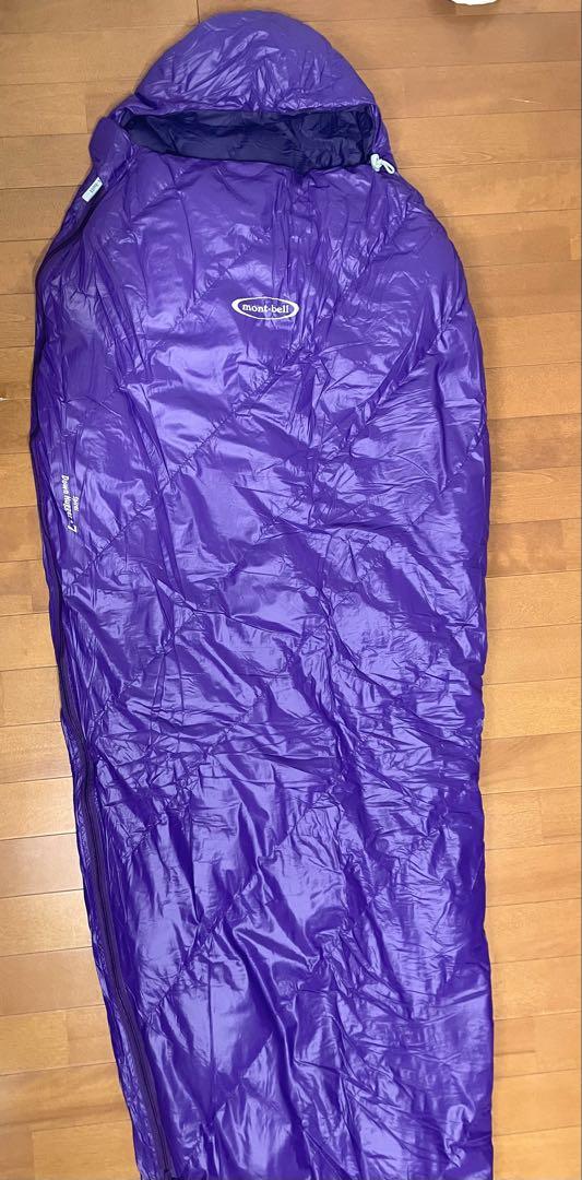 非売品 mont-bell モンベル メルカリ - パープル スパイラルダウンハガー#7 アウトドア寝具