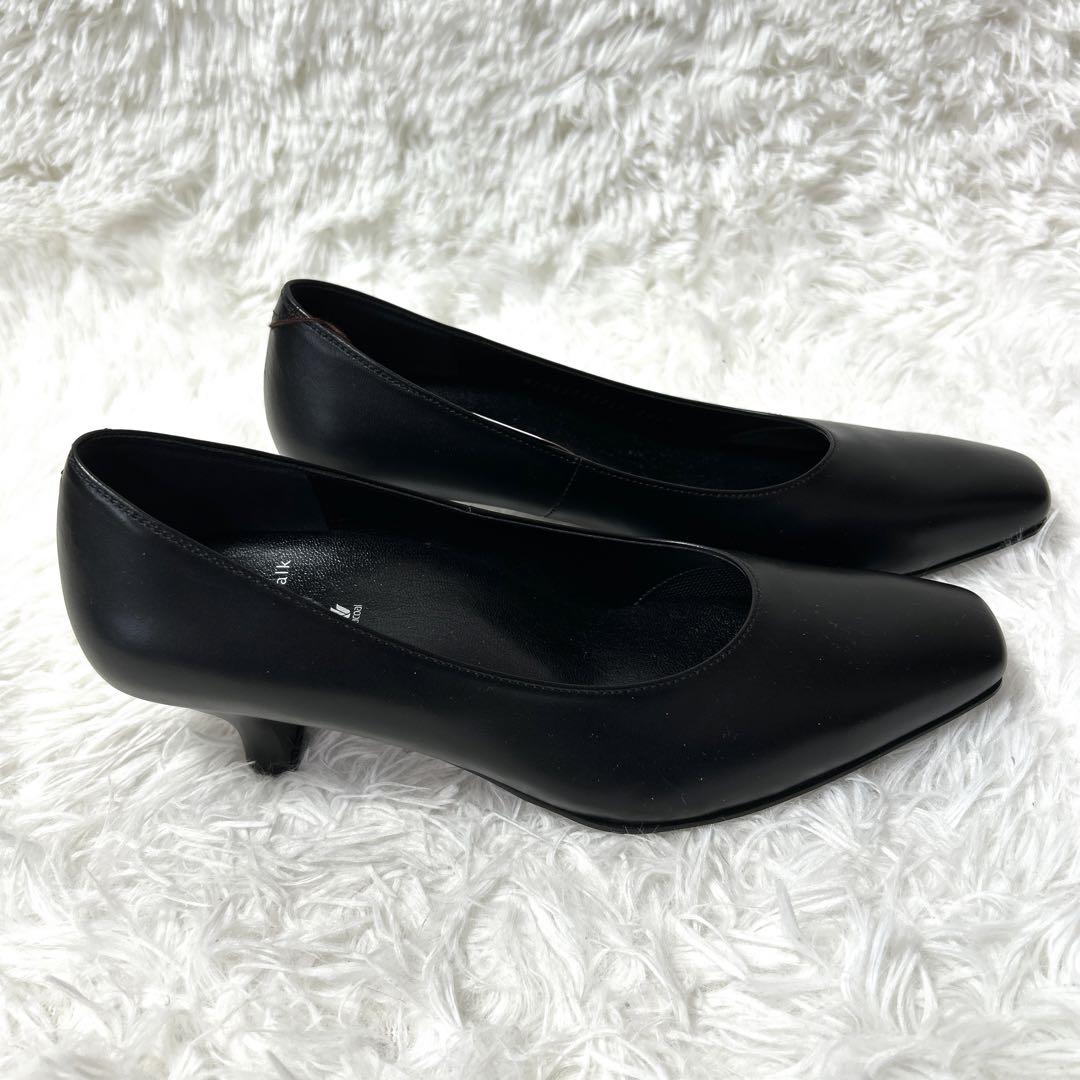 【新品タグ付】wacoal success walk レザーパンプス23.5cm