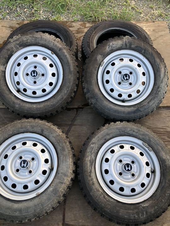 ホンダ旧車 13×4J4穴 PCD100+35ハブ約56mm センターキャップ付 ホンダ旧車 13×4J4穴 PCD100+35ハブ約56mm センターキャップ付