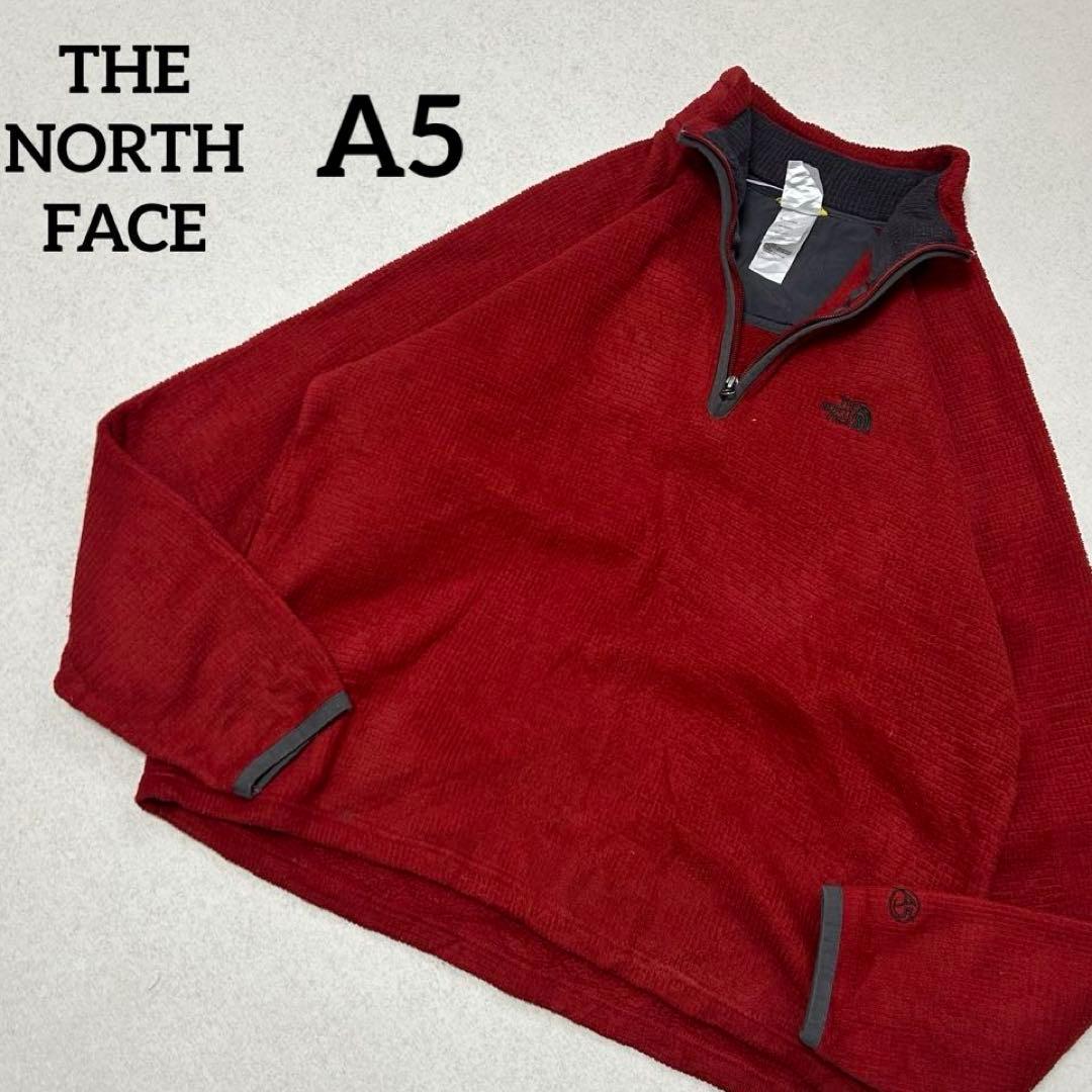 【高品質】THE NORTH FACE A5 ハーフジップ　ワッフルフリース