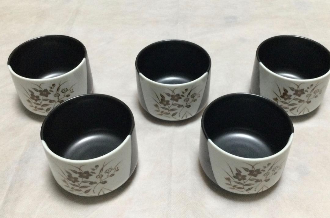 【未使用】たち吉深鉢中鉢5客セット