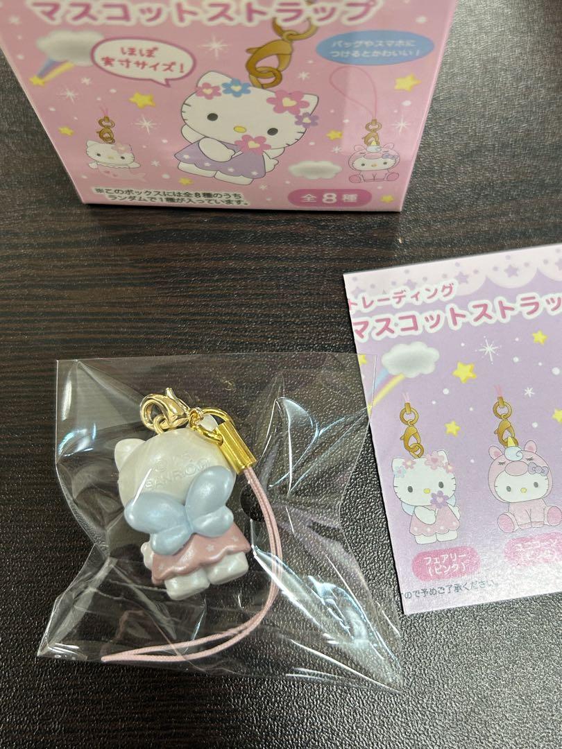 ハローキティ ストラップ　桃　ピーチフェアリー　キティ 100 ％品質保証 岡山限定 桃 ピーチ フェアリーキティ キティ ご
