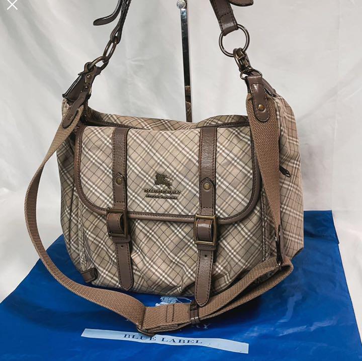 美品 BLUE LABEL バーバリーブルーレーベル 2way ショルダーバッグ 美品 BLUE LABEL バーバリーブルーレーベル 2way ショルダーバッグ