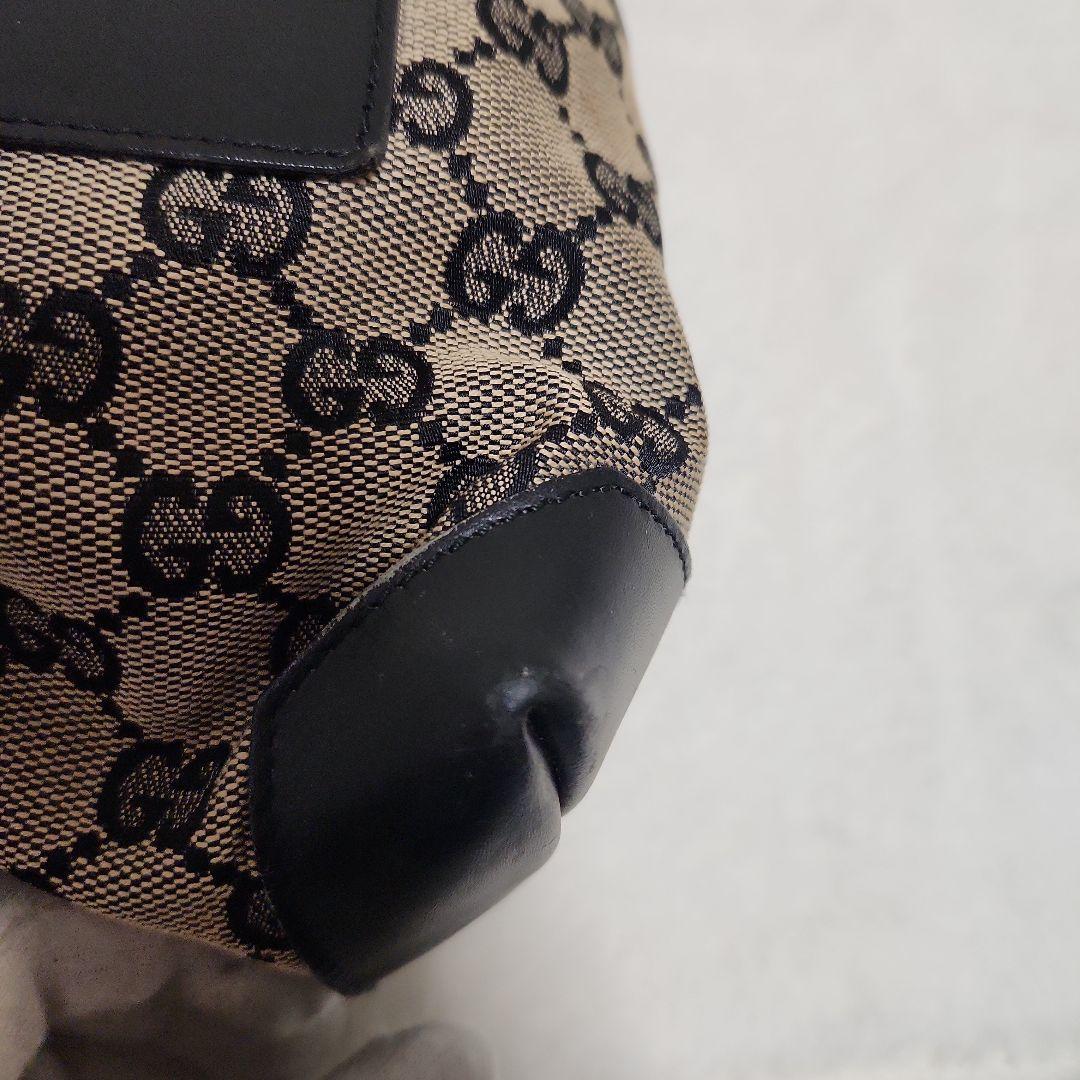 GUCCI グッチ トートバッグ ハンドバッグ GG キャンバス レザー