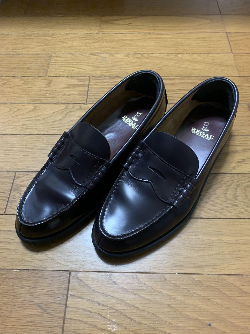 REGAL ダークブラウン ローファー28.5EE 美品 REGAL ローファー ダークブラウン 28.5cmシューキーパー付