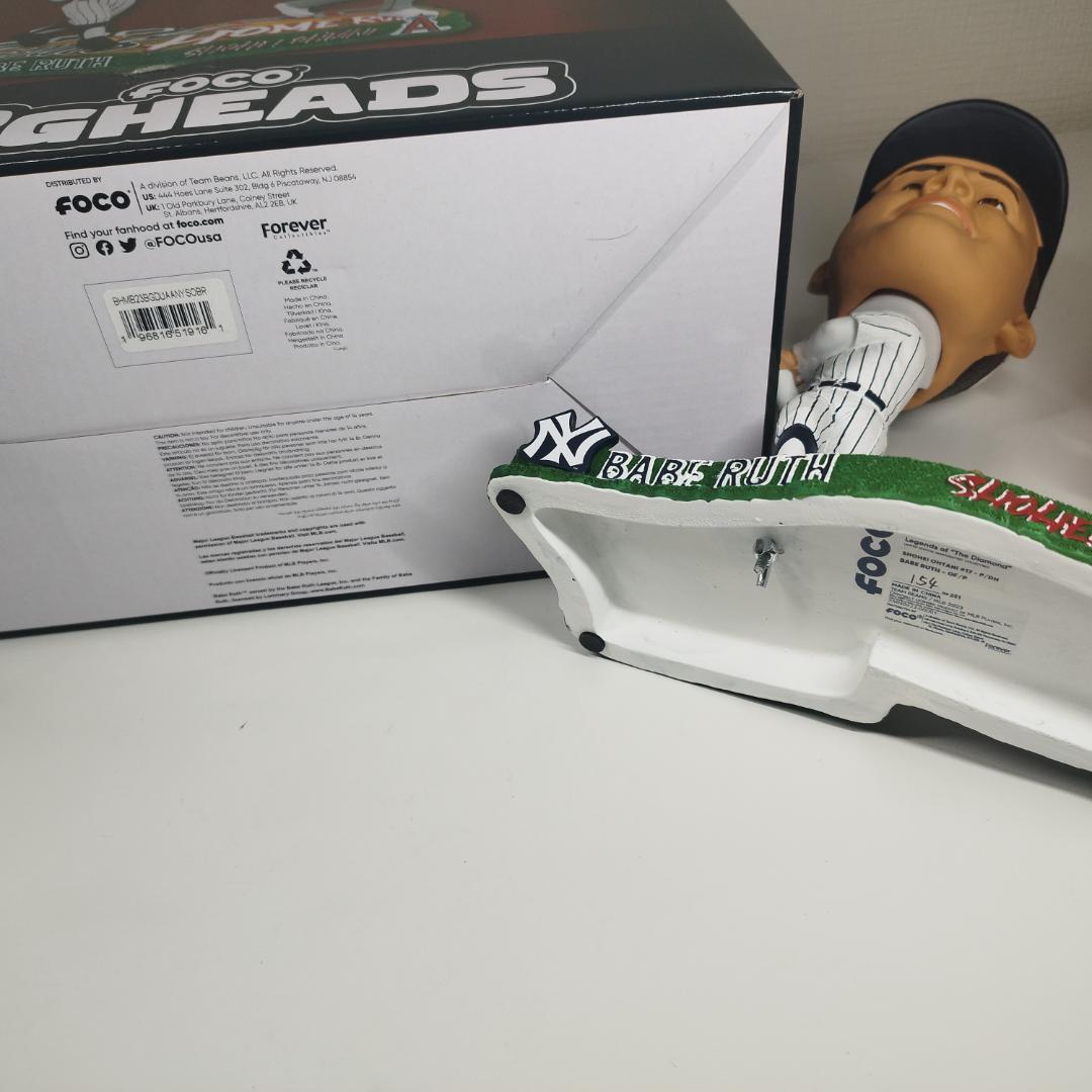 大谷翔平 ベーブ ルース ホームラン ボブルヘッド ドジャース 100 fI3b 大谷翔平 ベーブ ルース ホームラン ボブルヘッド ドジャース