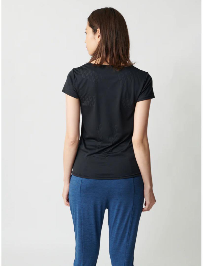 新品RELIVE 黒 半袖 Tシャツ　バッグ付きLサイズリライブインナー