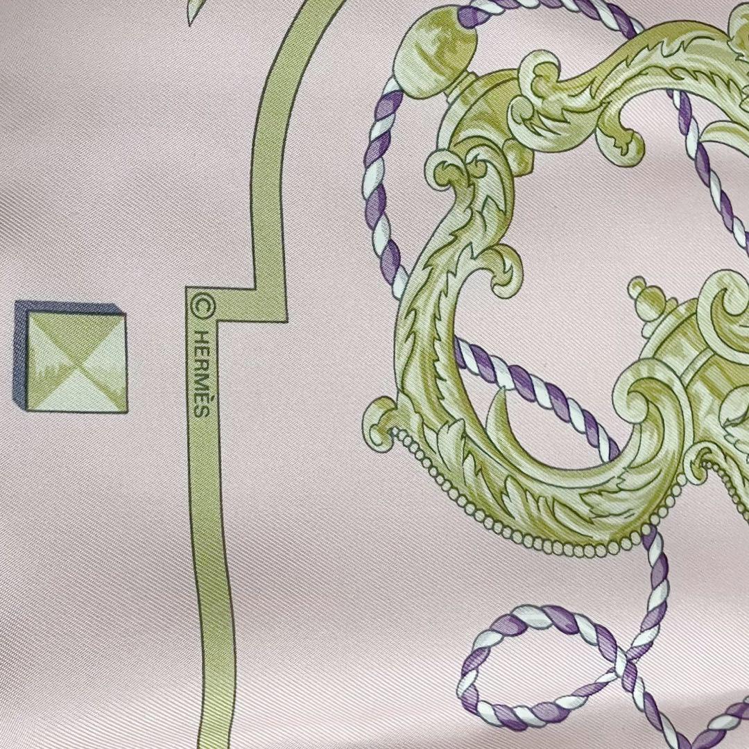 未使用✨ エルメス カレ90 LES CLES スカーフ ピンク - メルカリ