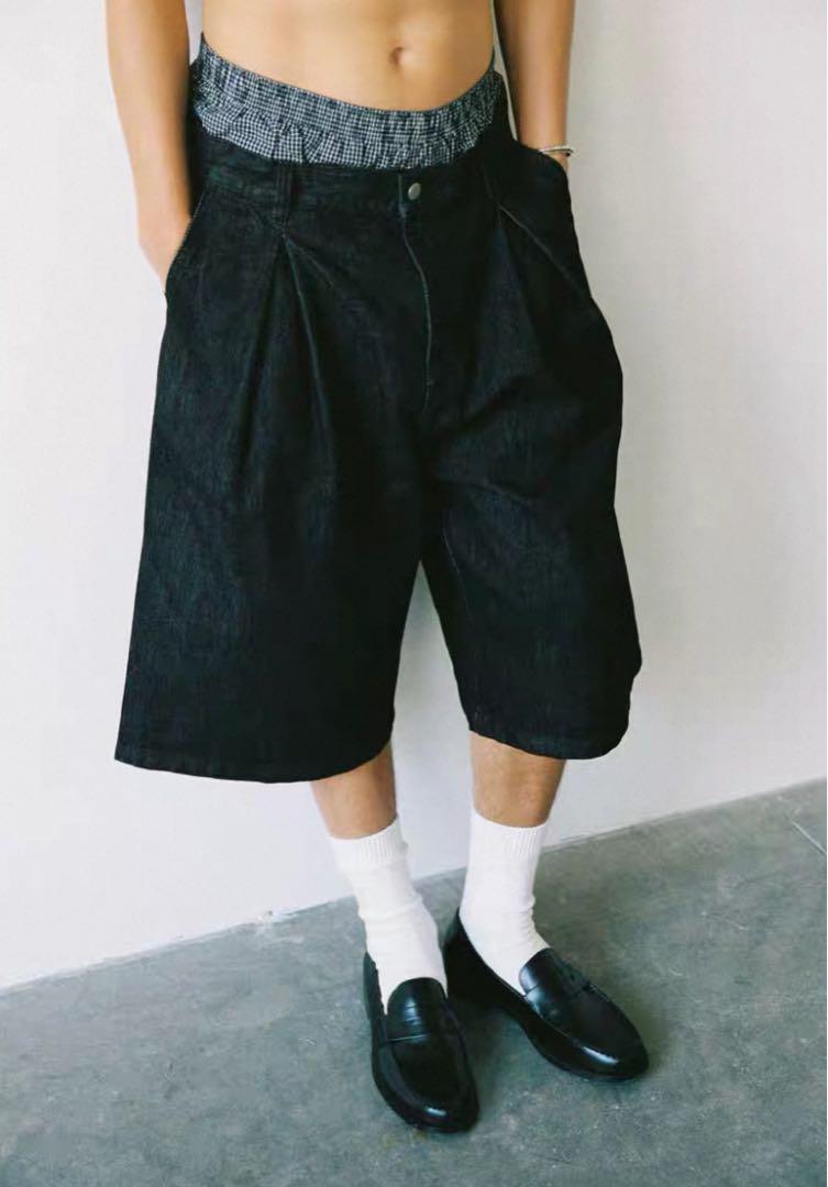 annie hall 25ss バギーハーフデニム y2k archive