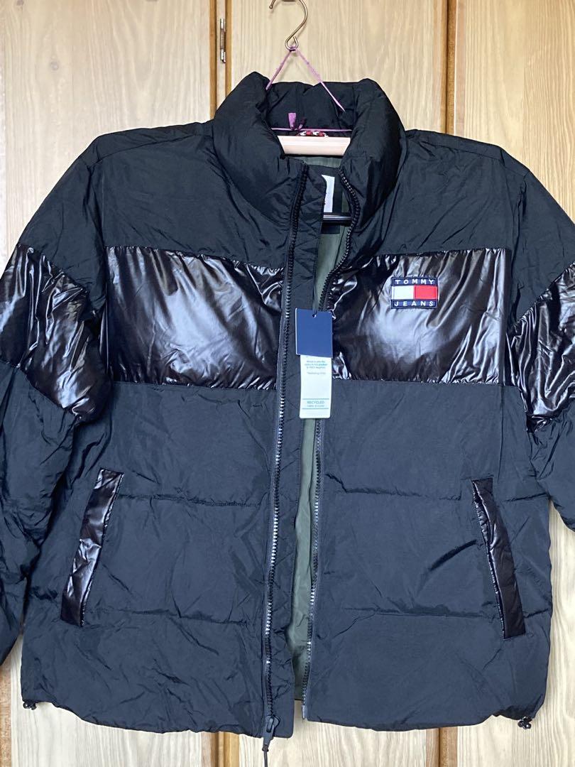 新品　トミージーンズ　ダウン　ジャケット　ブラック　TOMMY HILFIGER_画像1