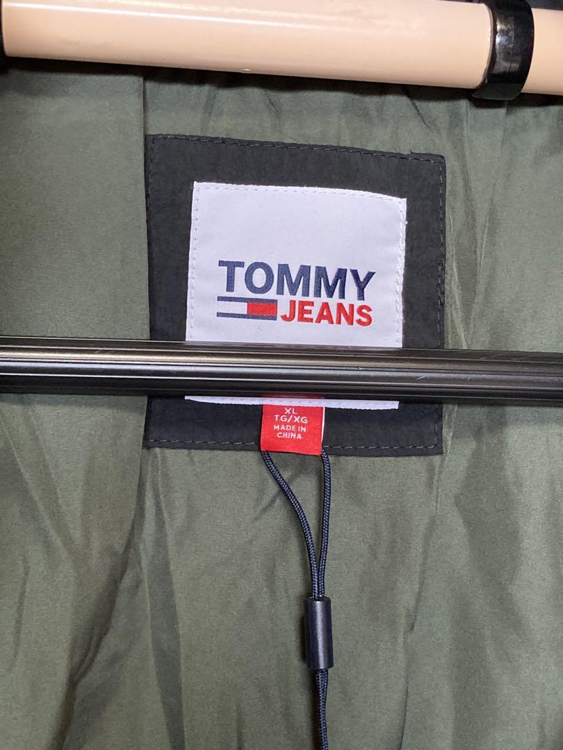 新品　トミージーンズ　ダウン　ジャケット　ブラック　TOMMY HILFIGER_画像1