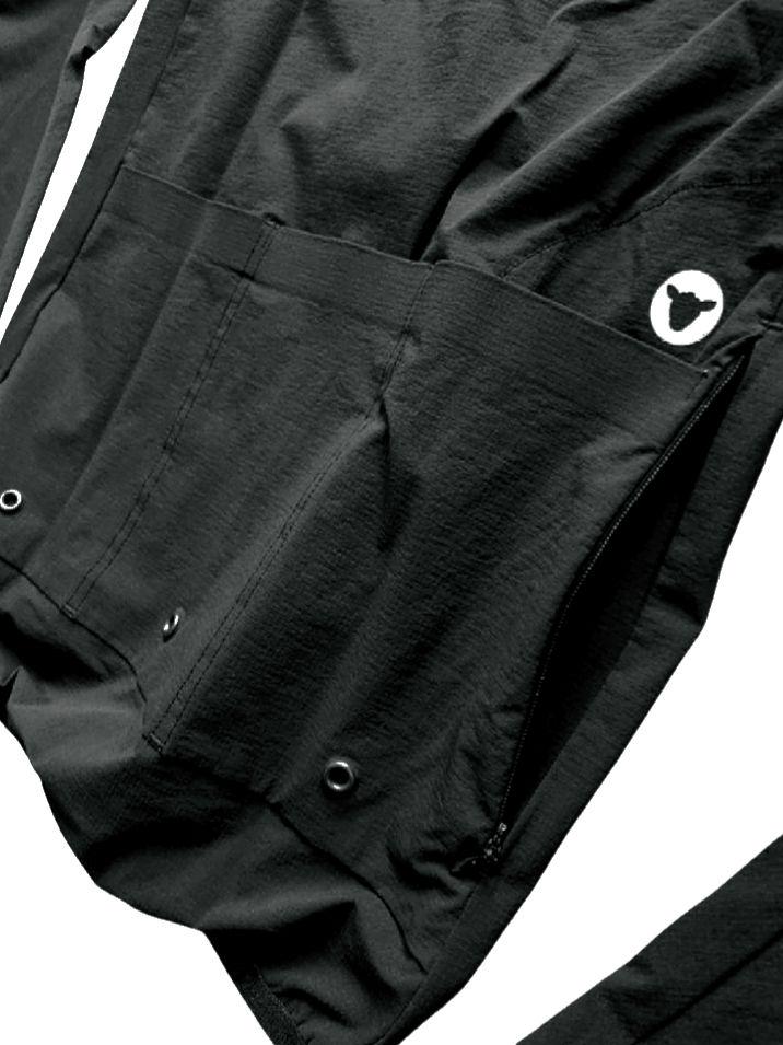 ブラックシープ サイクリング メンブレン サイクルジャケット 黒