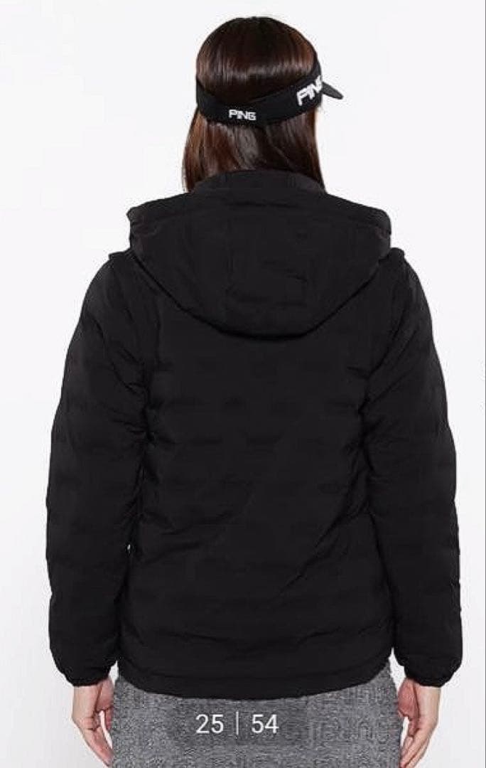 PING GOLD 24秋冬 2WAY 中綿ジャケット LL 1R使用美品 PING GOLD 24秋冬 2WAY 中綿ジャケット LL 1R使用美品