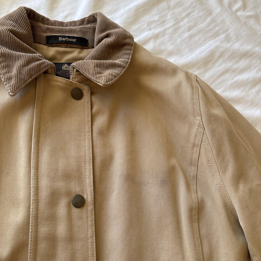 Barbour ベージュ ロングコート