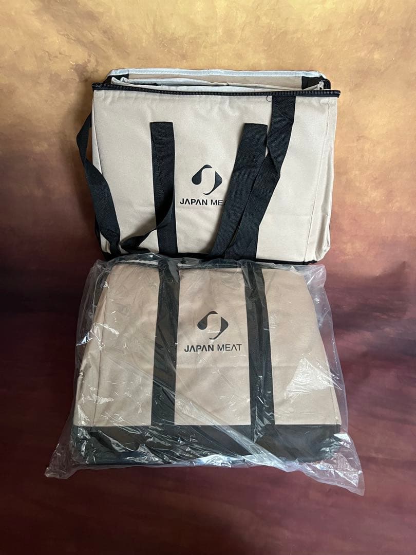 2個セット新品ショルダー付大型保冷バックコヨーテカラー