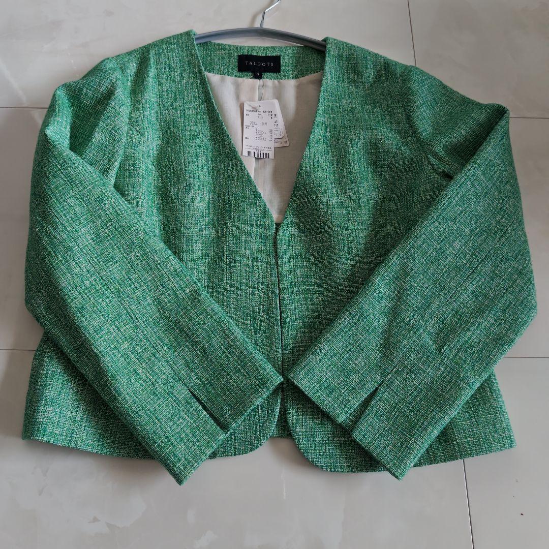 【新品】大きいサイズ TALBOTS サマーツイードワンピースセットアップ