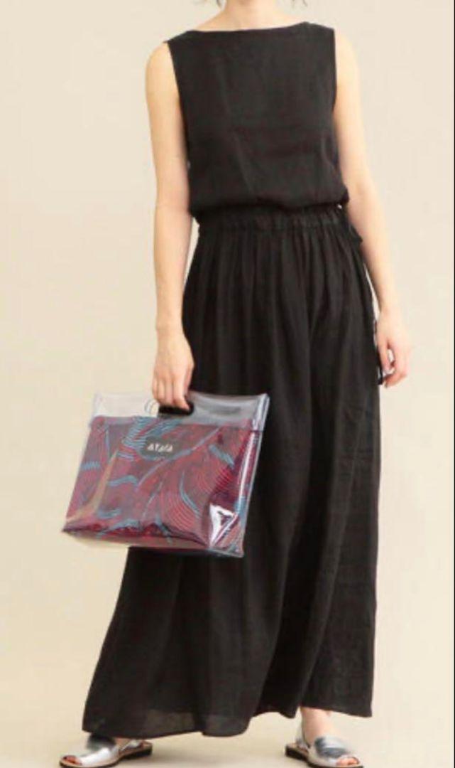BEAUTY&YOUTH ウォッシャブルフレンチリネンマキシワンピース