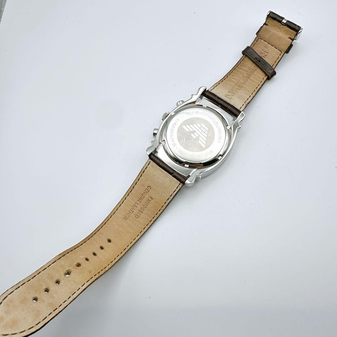 買い保障できる 美品 稼働品 エンポーリオアルマーニ メンズ腕時計 スモセコ 時計
