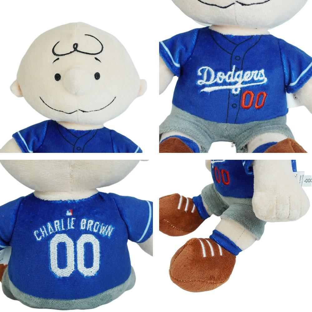 新品MLB公式ドジャースぬいぐるみチャーリーブラウンスヌーピーピーナッツ大谷翔平