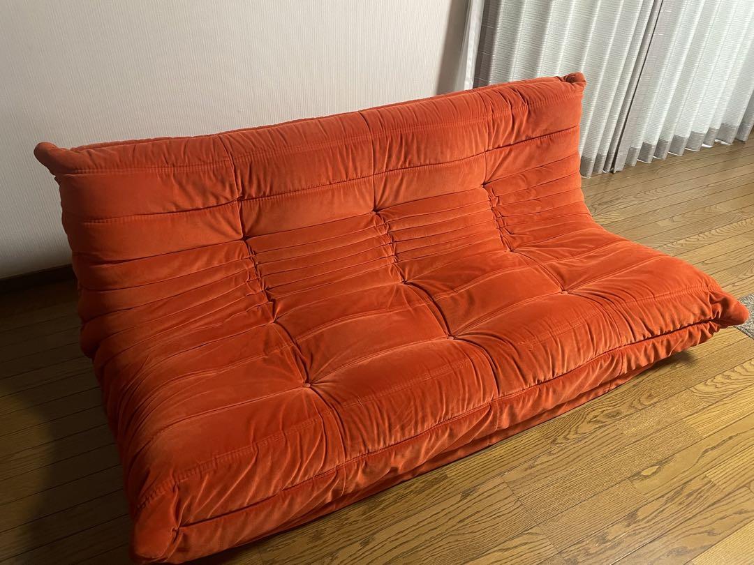 【正規品】ligne roset トーゴ　3人掛けローソファ