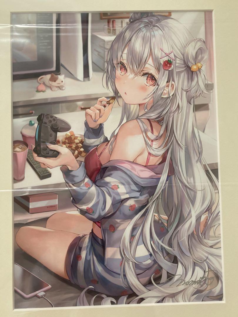 ももこ さしみねこ屋 直筆サイン入り 複製原画