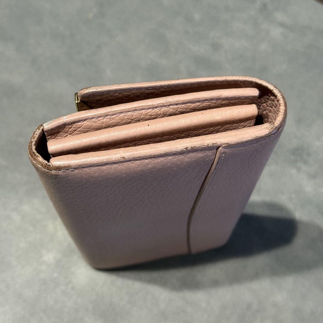Louis Vuitton ピンク 二つ折り長財布 ポルトフォイユカプシーヌ