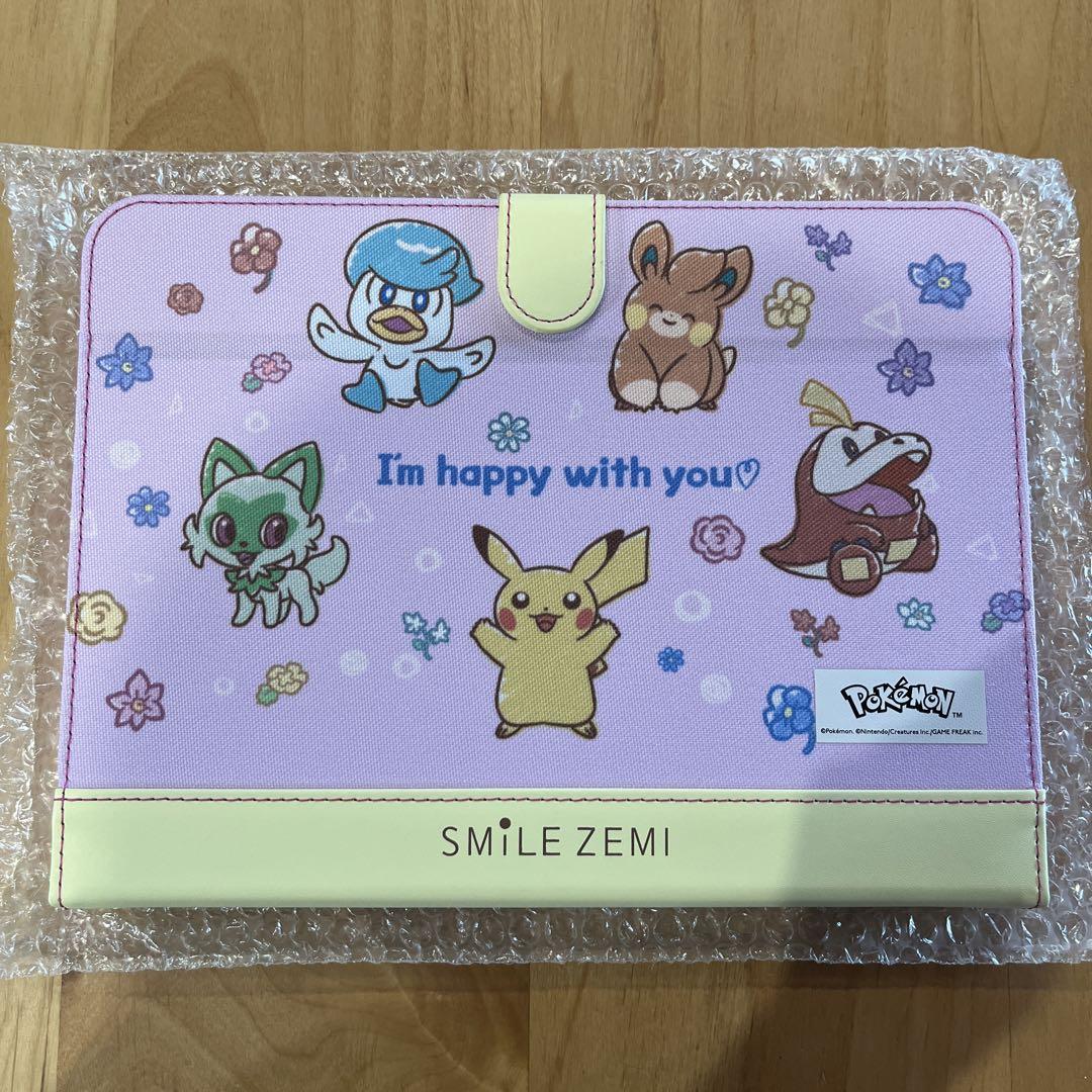 スマイルゼミ ポケモンタブレットカバー ピンク - メルカリ