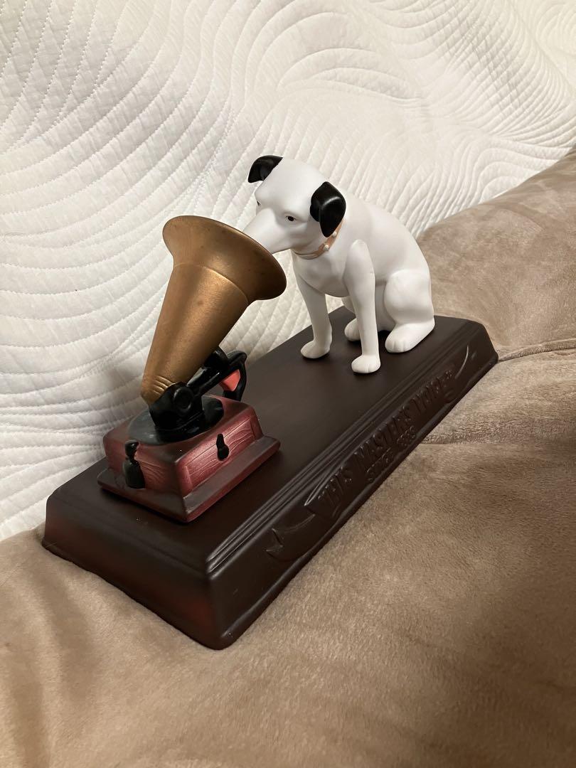 ビクター犬ニッパーと蓄音機の陶製置物　非売品